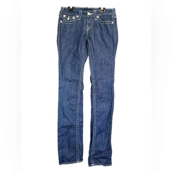 True Religion Dark Blue Jeans Size 27 - Picture 1 of 6